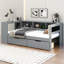 Lit plateforme simple en bois avec tablettes de rangement-2020578876-2020578867