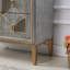 Buffet Mid-Century moderne en bois massif gris-585306410