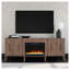 Meuble télé Tranquility 78 po pour téléviseur de 90 po ou moins, assemblage minimal, finition noyer