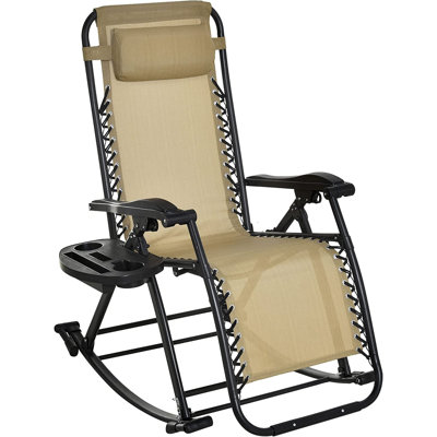 Outdoor Lexi Rocking Metal Chair