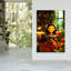 «Cozy Reading Nook Peaceful Serene Tranquil Cat», art mural-129477185