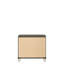 Table de chevet finition champagne foncé