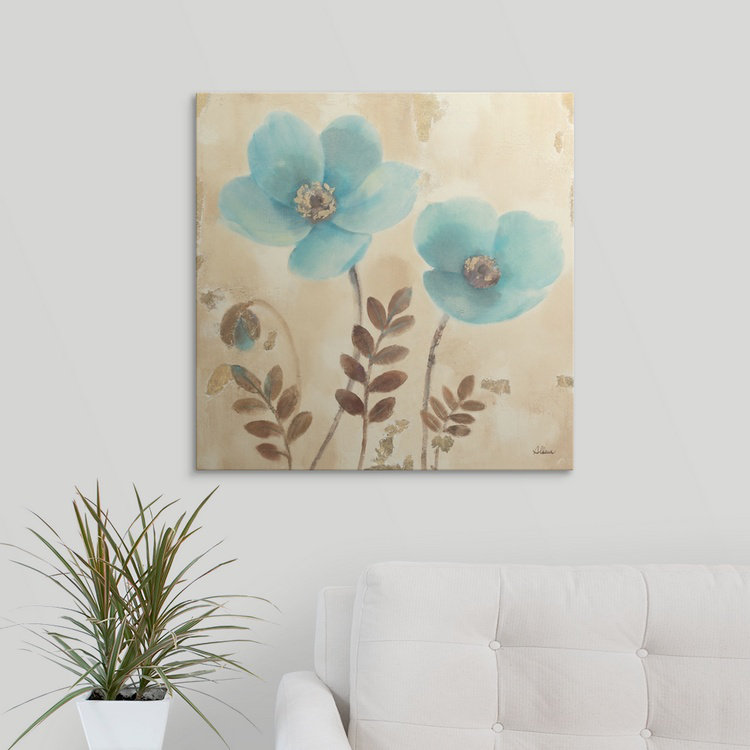 « three i », impression sur hristova,» albena Poppies, H 35 po x l 35 po x P 1,5 po, Toile