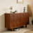 Geometric Carving Buffet Table