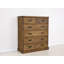Broussard Solid Wood 112cm W 6 - Drawer Chest of Drawers