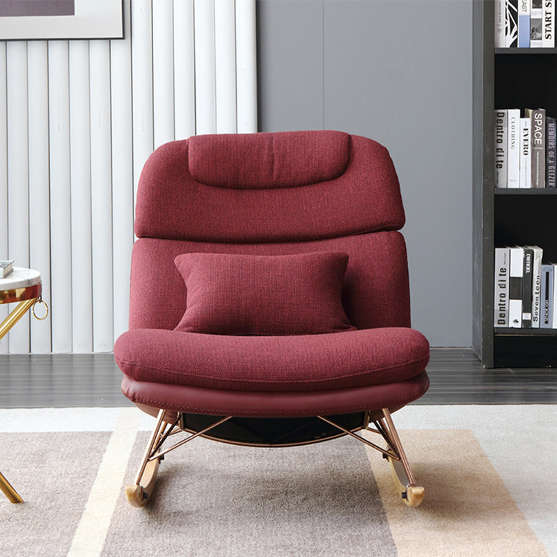 Chaise berçante moderne, simple et élégante
