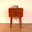 Table de chevet avec 2 tiroirs, petite table d'appoint avec rangement-129756881