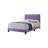Transitional Purple Full Bed With Support
