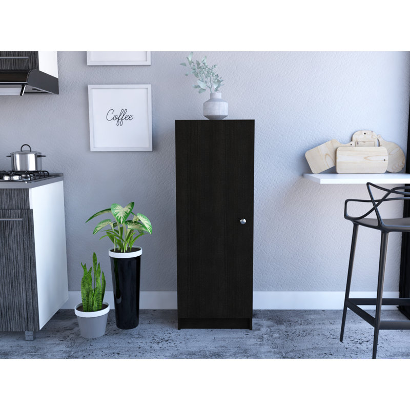Richmond Rectangle Pantry Cabinet, Black