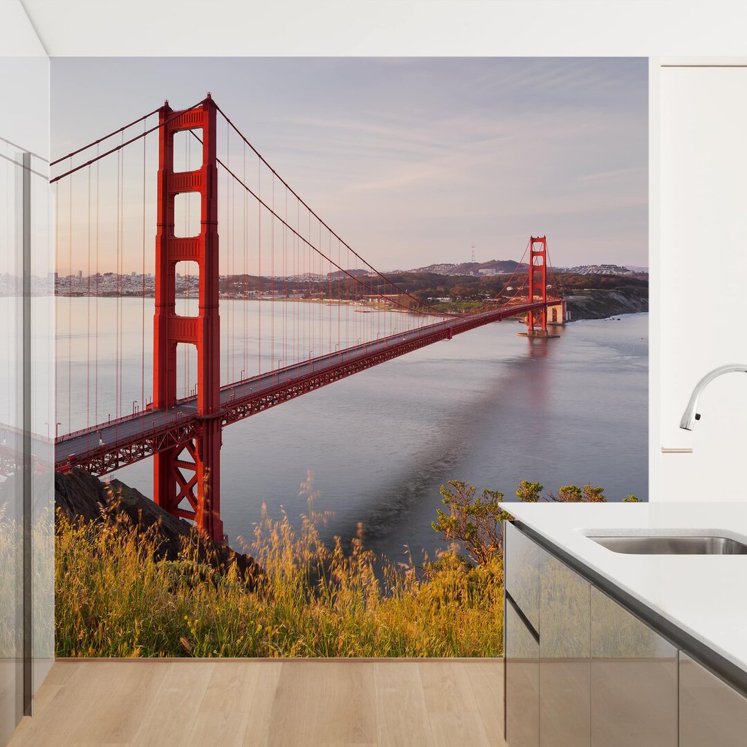 Matt Fototapete Golden Gate Bridge in San Francisco 2,88 m x 288 cm