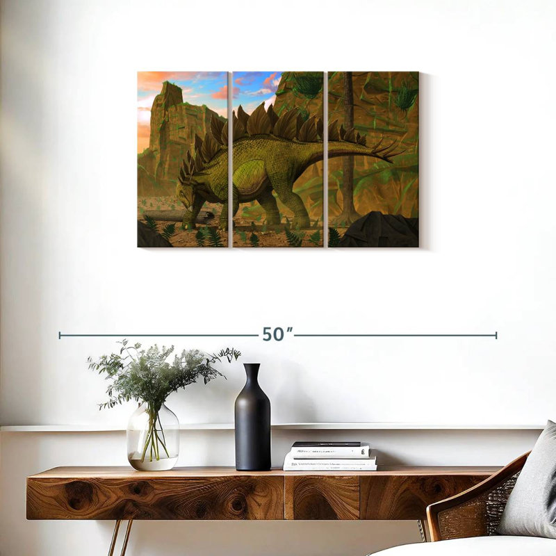 Brampt Stegosaurus, 20" H x 33" W