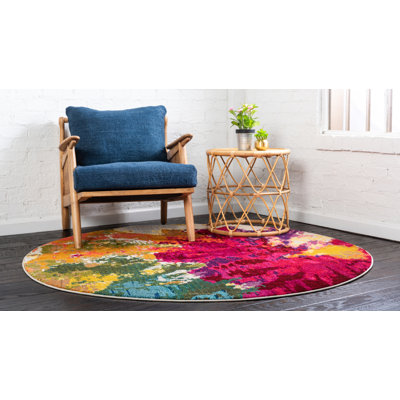 Rizer Washable Floral Indoor Rug