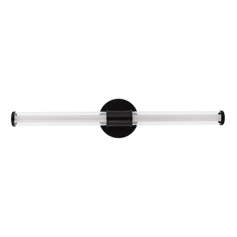 Éclairage pour salle de bain, Noir mat