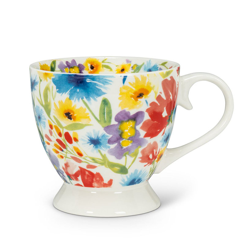 Tasse à thé Allover Flower Bone China