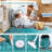 Large Living Room Rugs Machine Washable Rugs Modern Abstract Rugs Bedroom Rugs with Rubber Backing, Ombre Rugs, Soft Thin Low Pile Rugs-1372968415