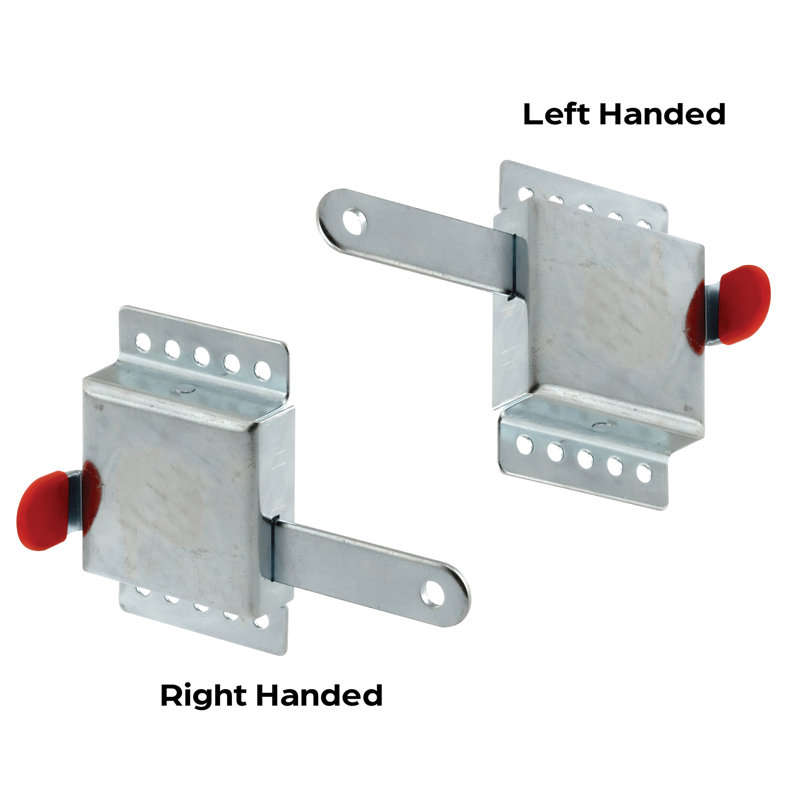 Blocage intérieur Prime-Line - boîtier en acier galvanisé robuste, s'adapte à la plupart des portes de garage, protection supplémentaire comme verrou de sécurité, 7/8 x 1/8 po (paquet simple)