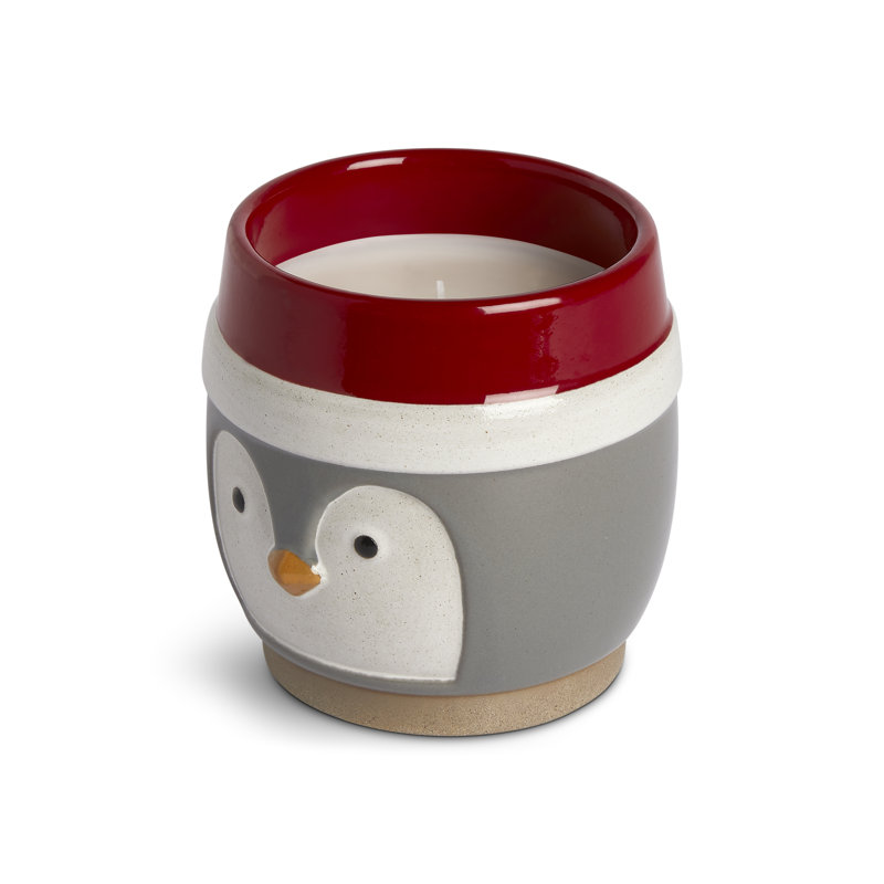Small Ceramic Penguin Candle - 8Oz