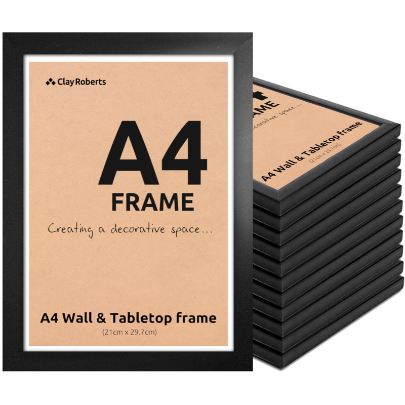 Picture Frame - Set of 12, Black