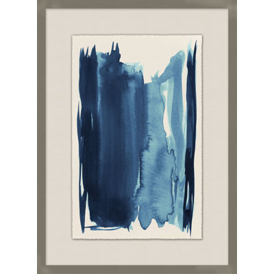 Cobalt Impressions 4 Painting by Thom Filicia