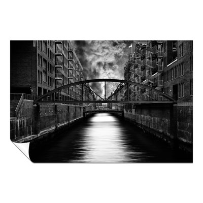 Architectural Bridge On Canal - No Frame Print