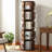 Nut-Brown Modern Solid wood Standard Bookcase