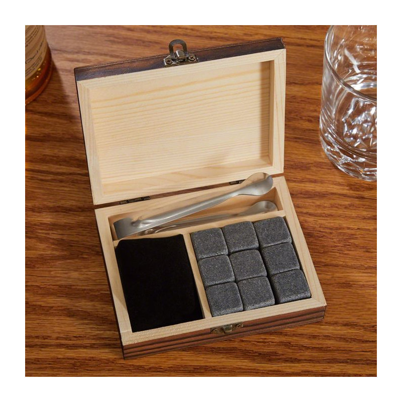 Pierre de whisky gravée sur mesure Kanagy, Oui
