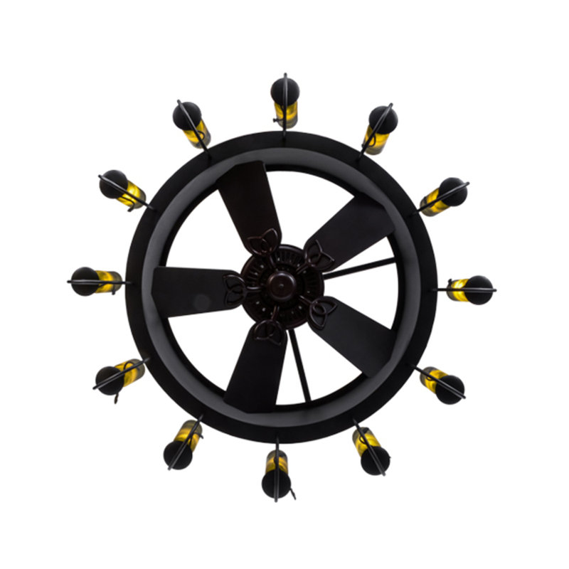 Tuscan Vineyard Downrod Ceiling Fan