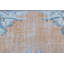 Petit tapis rétro Oushak de style scandinave neutre pour décoration de salle de bain - Orange