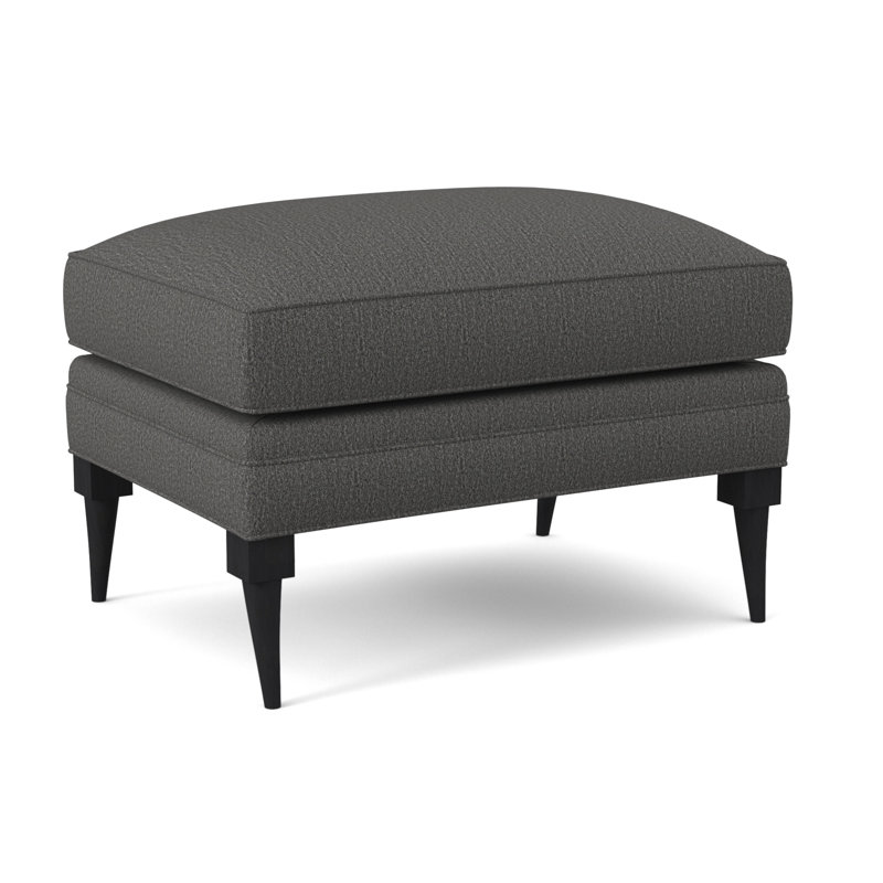 Repose-pieds rectangulaire 28 po Perry, Espresso, Galet Chartres