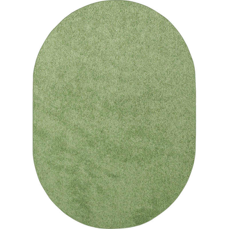 Tapis de couleur unie Amair - vert lime, Tapis de couloir 2 pi x 4 pi