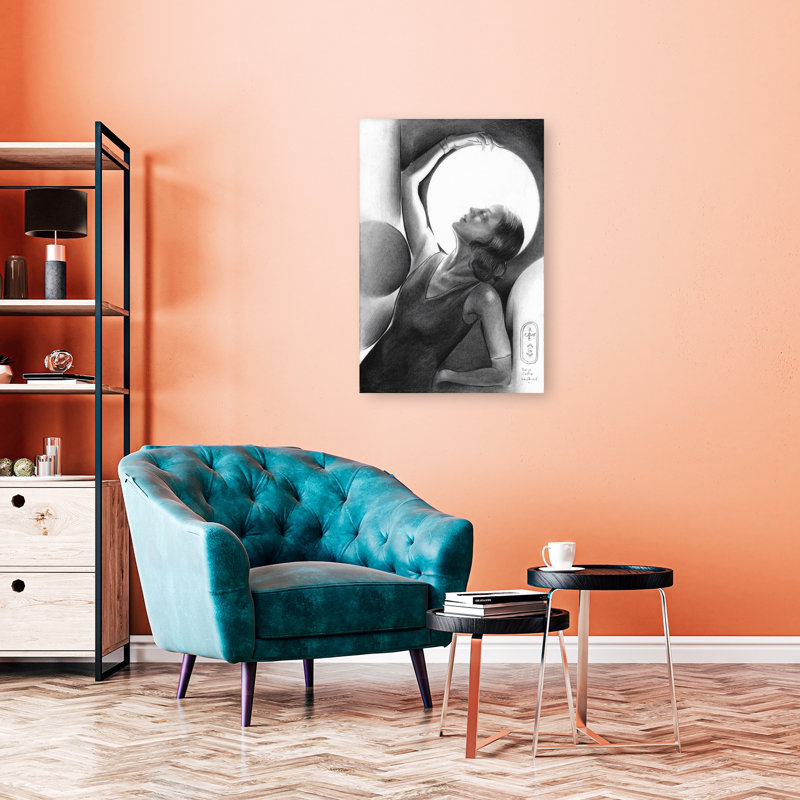 «Elegant Woman», reproduction d'art classique classique de rêve, 36" H x 24" W