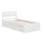 Modern Bed Frame With 2 Drawers For  High Gloss Headboard And Footboard With-1530691731