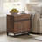 3 Pieces Living Room Table Set, Modern Coffee Table With Tempered Glass Top, Modern End Table With 4 Drawers & Black Square Iron Leg For Living Room