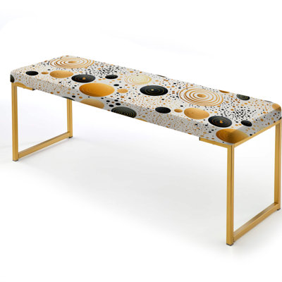 Banc doré à pois dorés I - Pois