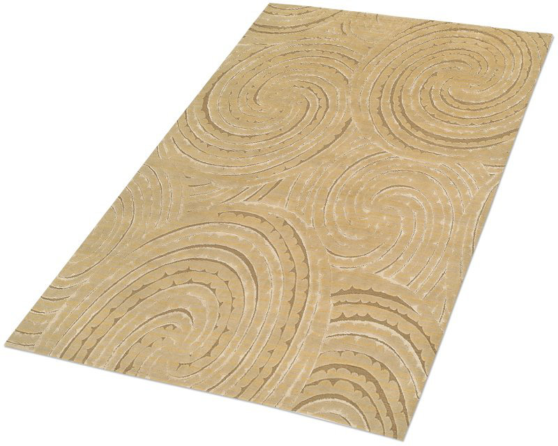Galaxy Geometric Area Rug in Beige/Neutral, Rectangle 6' x 9'