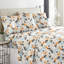 Ensemble de draps 100% coton en flanelle imprimée 170 g / m² Pointehaven-1994424051-1994424055