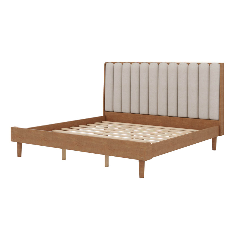 Tête de lit tapissier en bois, Très grand