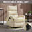 Swivel Manual Recliner Chair with Heat Massage Function-22276749