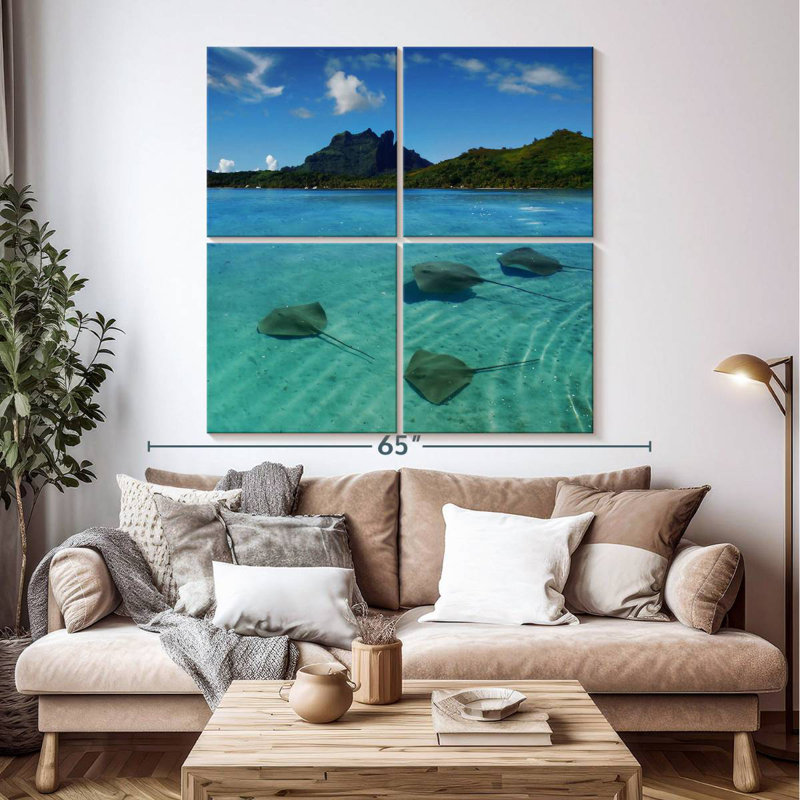 Brampt Bora Bora Stingrays, 50'' H x 50'' W