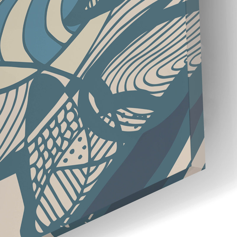 Epic Art «Colorful Abstract Blue Earth Fluctuatio», «Colorful Abstract Blue Earth Fluctuation 2» par Sabrina Balbuena