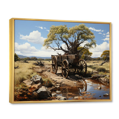 " Green Old Cart Cart Whispers "
