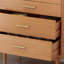 Armoire décorative simple en bois massif pour chambre à coucher