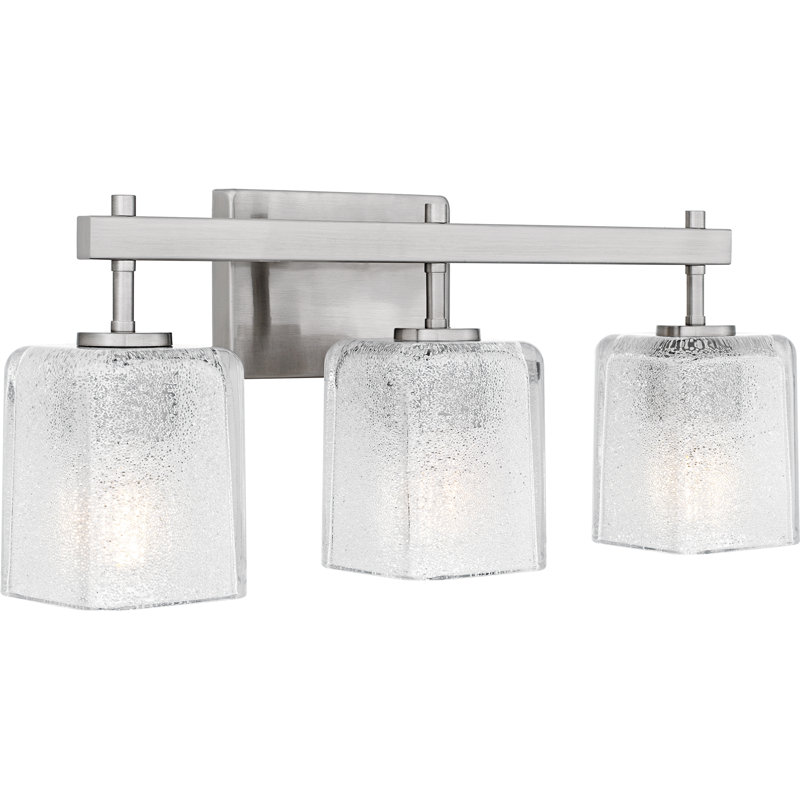 Luminaire de salle de bain Allisen, Nickel brossé