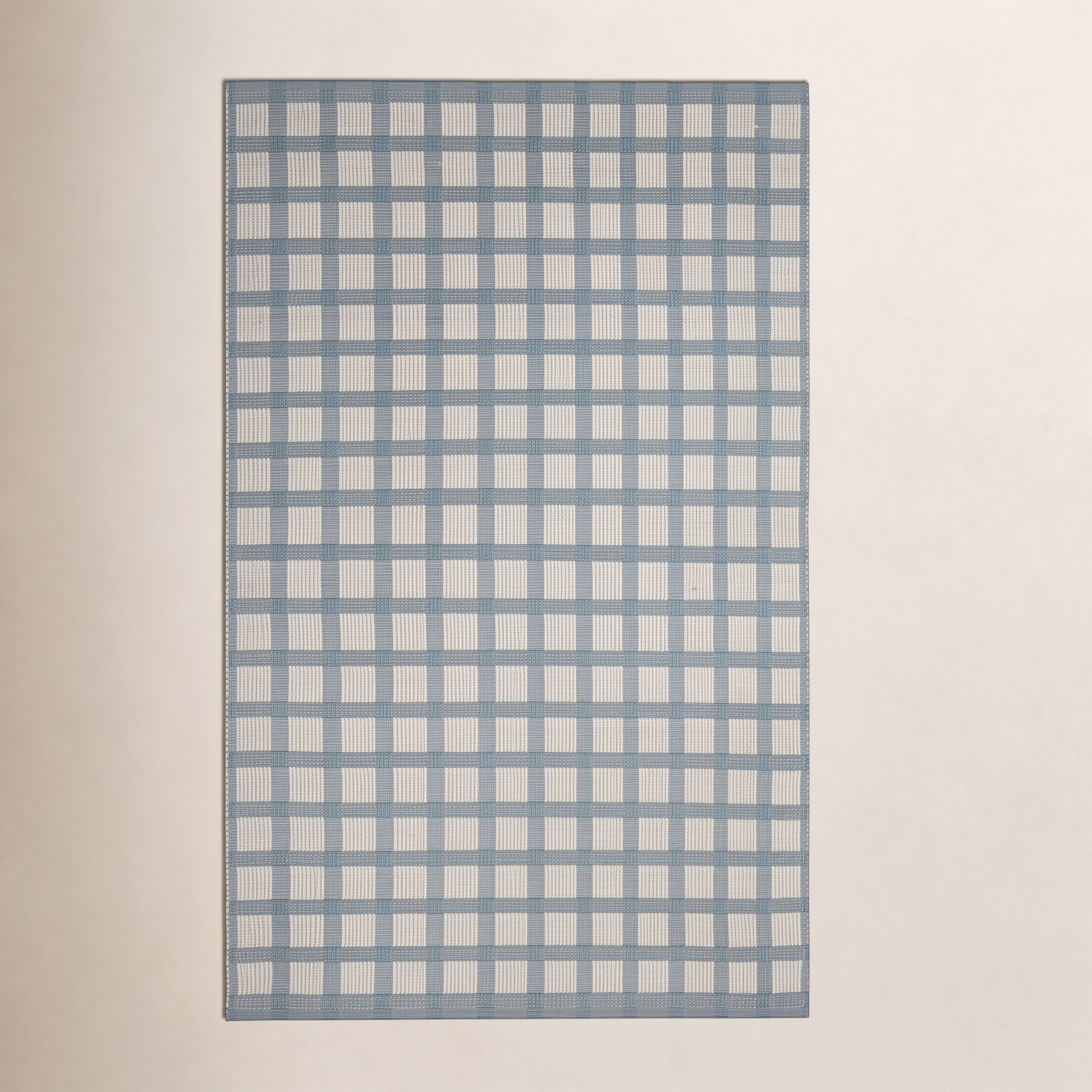 Ryder Blue / Ivory Area Rug, Rectangle 9'3" x 13'