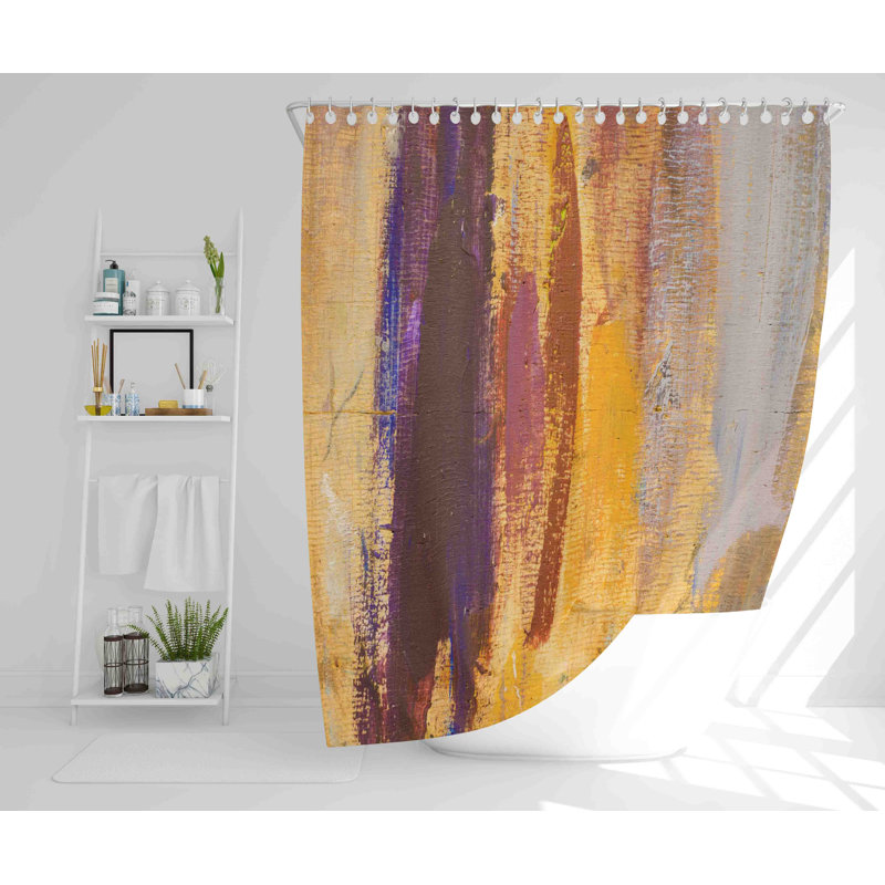 Frisbie Polyester Shower Curtain, 168cm H x 168cm W