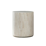Cassio Stone Drum End Table