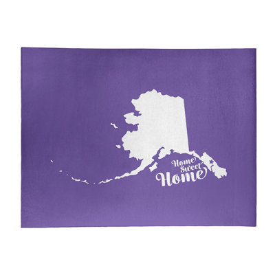 Tapis en poly-chenille juneau à la maison