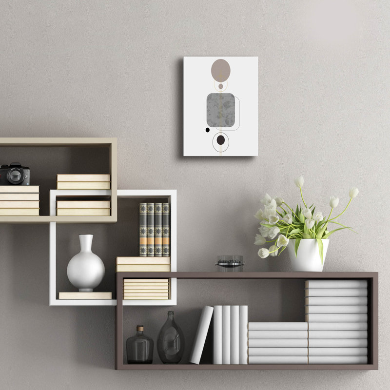 «Deco Squares» par Sabrina Balbuena, H 16 po x l 12 po x P 0,13 po