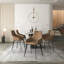 Chaise de salle à manger rembourrée Khairin-899870457-912386218