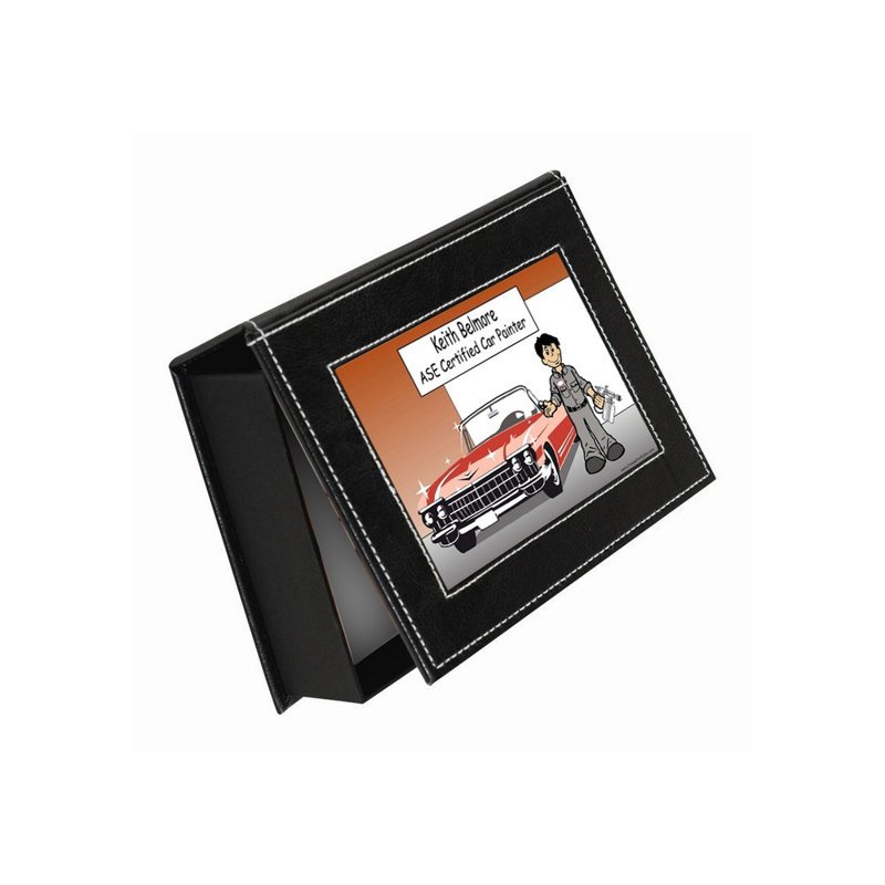 Faux Leather Memory Box